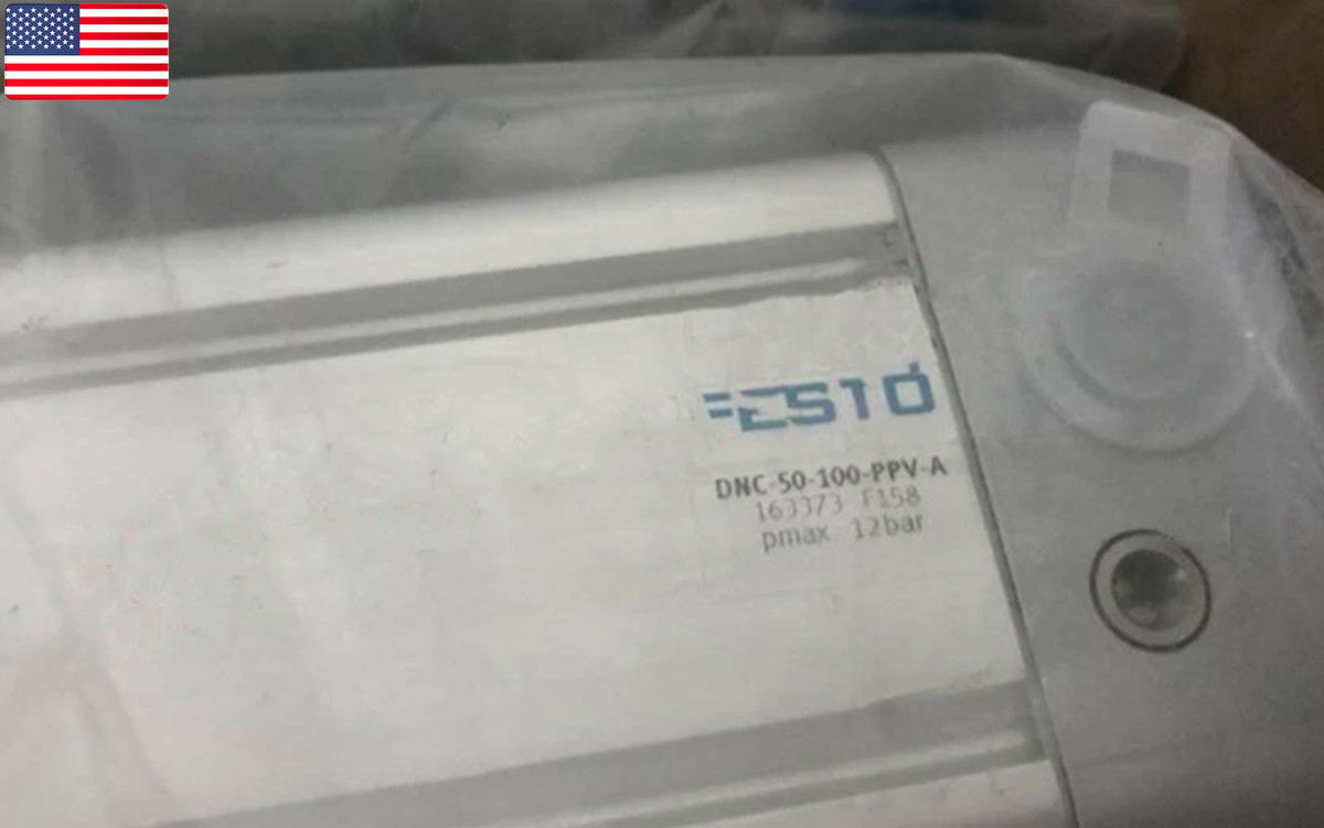 New In Box Standard Cylinder DNC-50-100-PPV-A 163373 for FESTO - US Stock