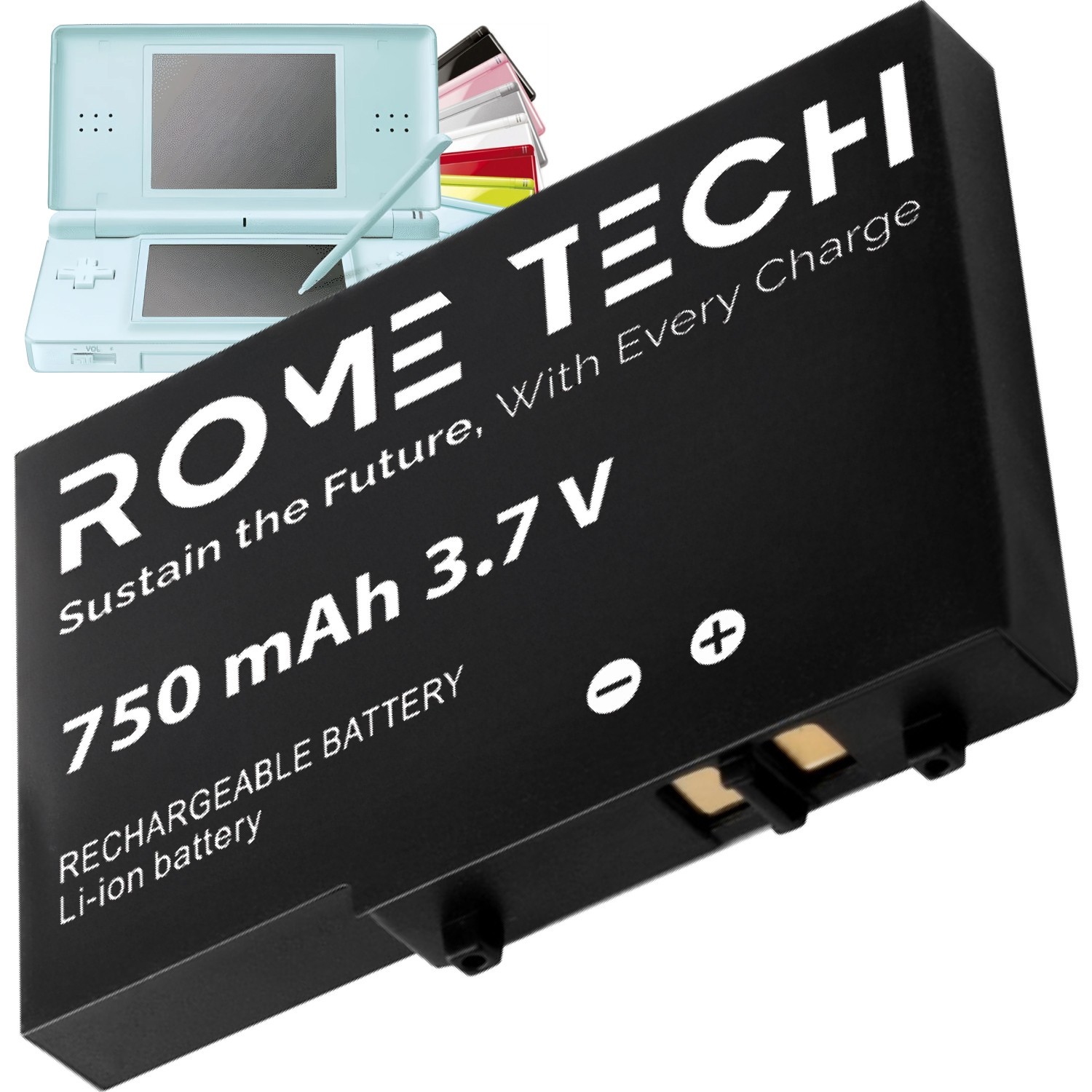 Replacement Internal Rechargeable Battery for Nintendo DS Lite NDSL Handheld