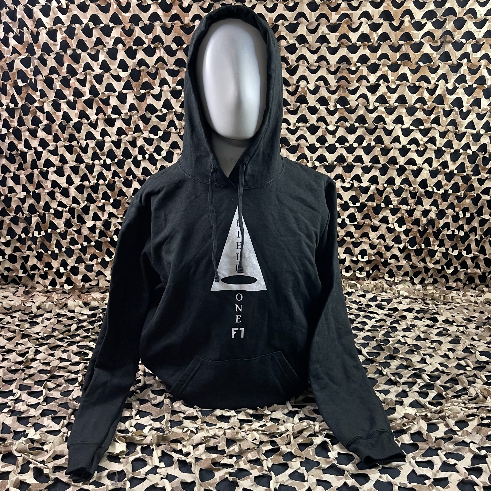 NEW Field One Basic Sweatshirt - Black - Large