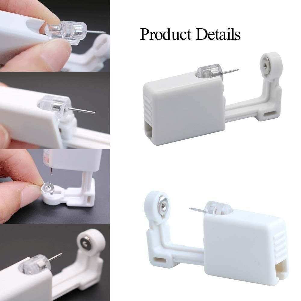 Nose Piercing 2 Pack Self Nose Piercing Kit Unit Disposable Nose Piercin