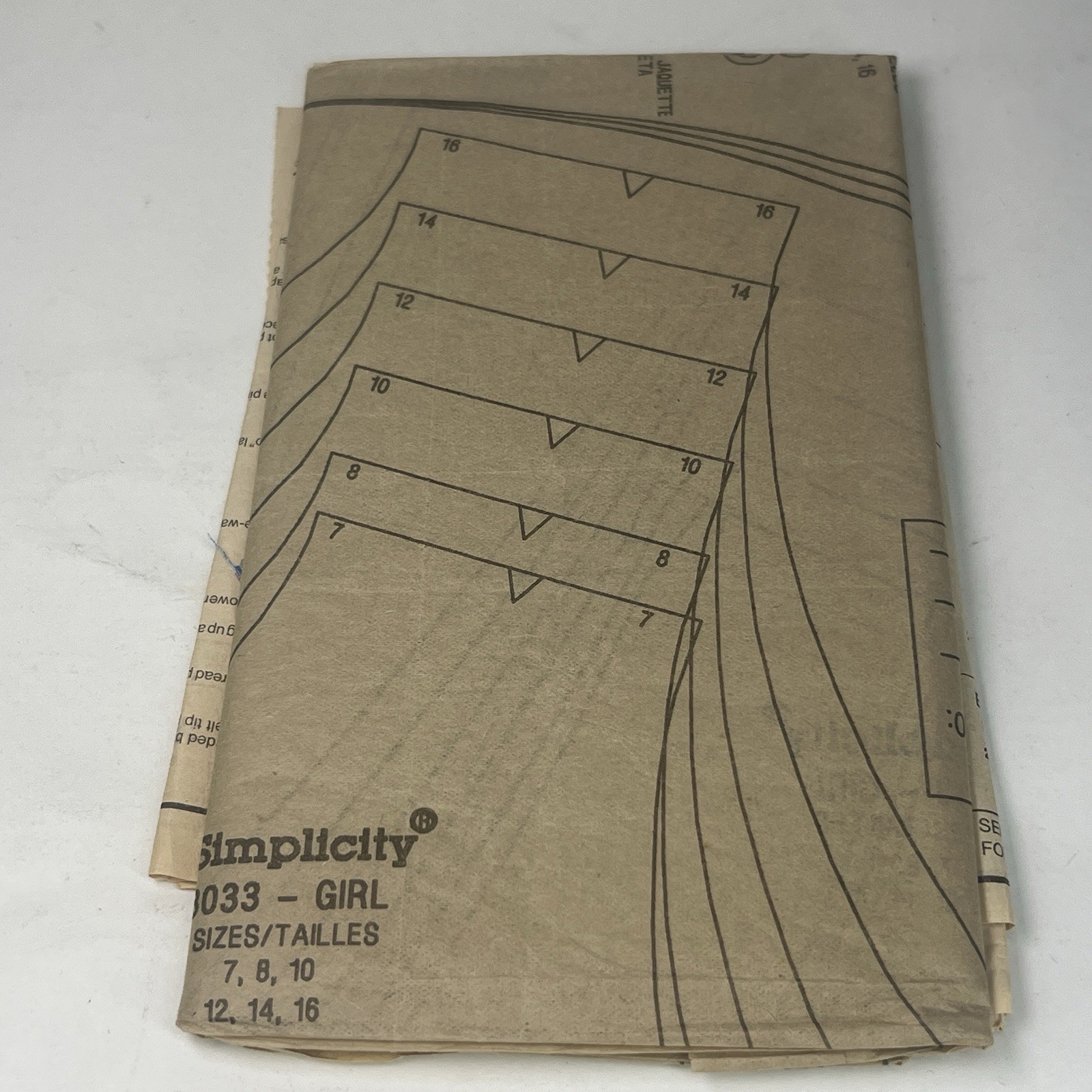Simplicity 8033 Kids Dress & Jacket Sewing Pattern Size 7-16 Easy