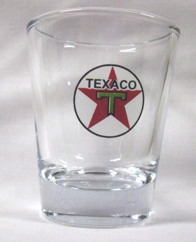 Texaco Gasoline 1½ Shot Glass