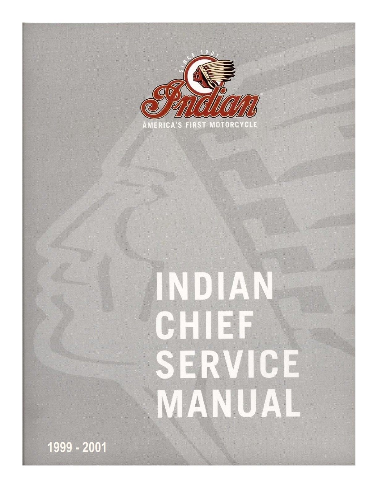 1999 2000 2001 Indian Chief Scout Spirit Deluxe Service Repair Manual / Parts CD