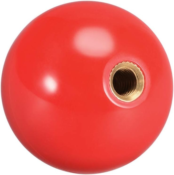 uxcell 2PCS Arcade Joystick Ball Top Handle 35mm M6 Red Replacement