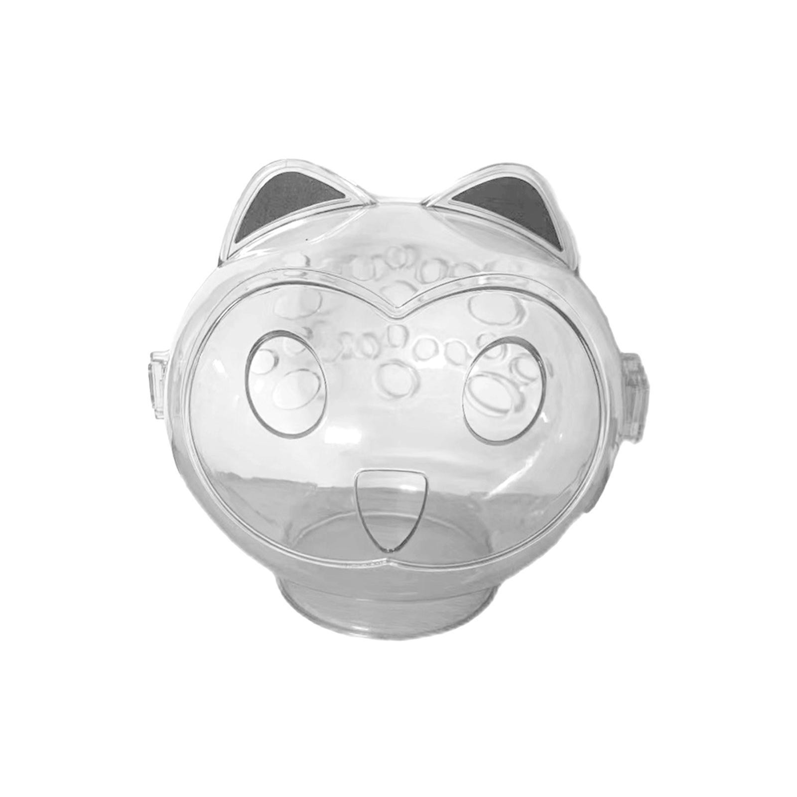 Cat Muzzles Biting Cat Mouth Cover Helmet Muzzle Cat Head Cover Bath