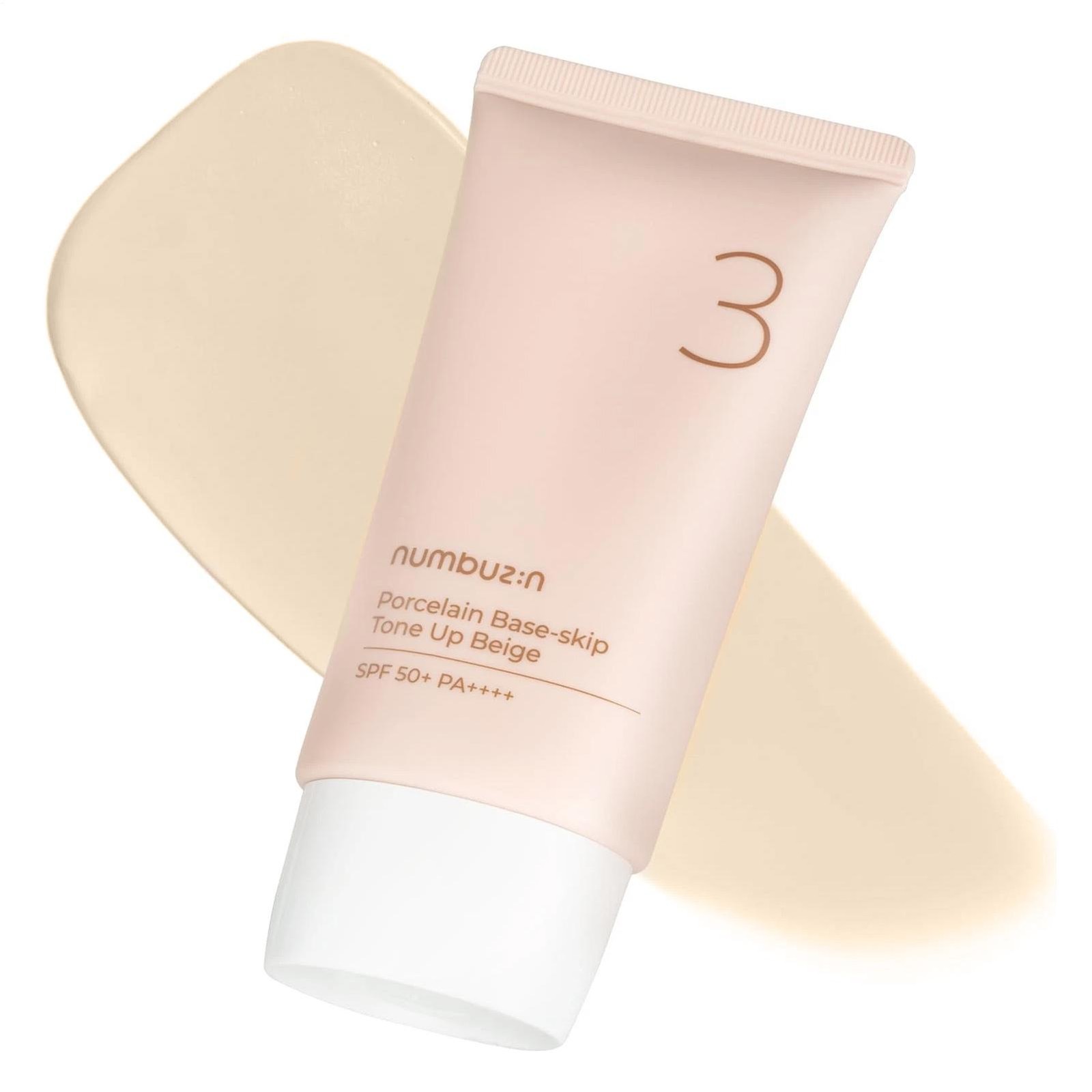 numbuzin No.3 Porcelain Base-skip Tone Up Beige 50ml