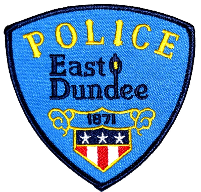 EAST DUNDEE – POLICE - ILLINOIS IL Sheriff Police Patch LAMP POST BANNER CREST