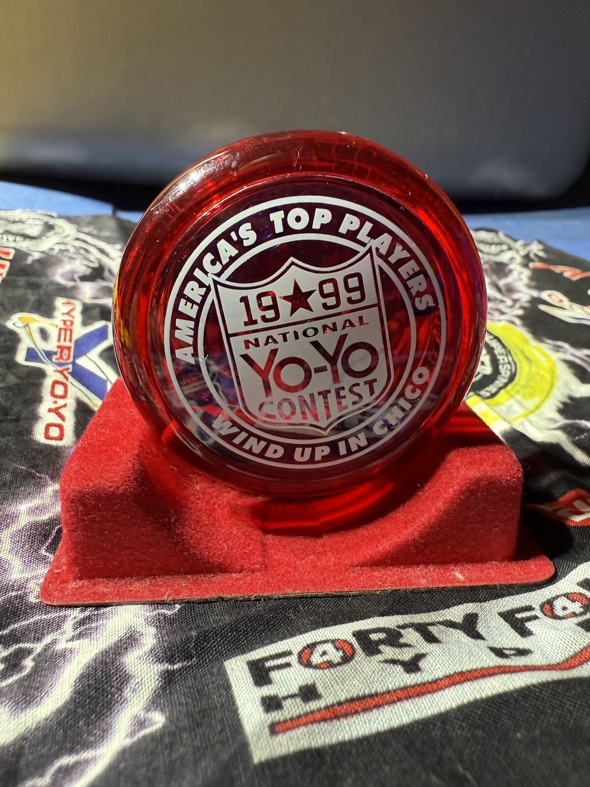 Yomega Raider 1999 NATIONAL YOYO CONTEST Americas Top Players Clear Red & Blue