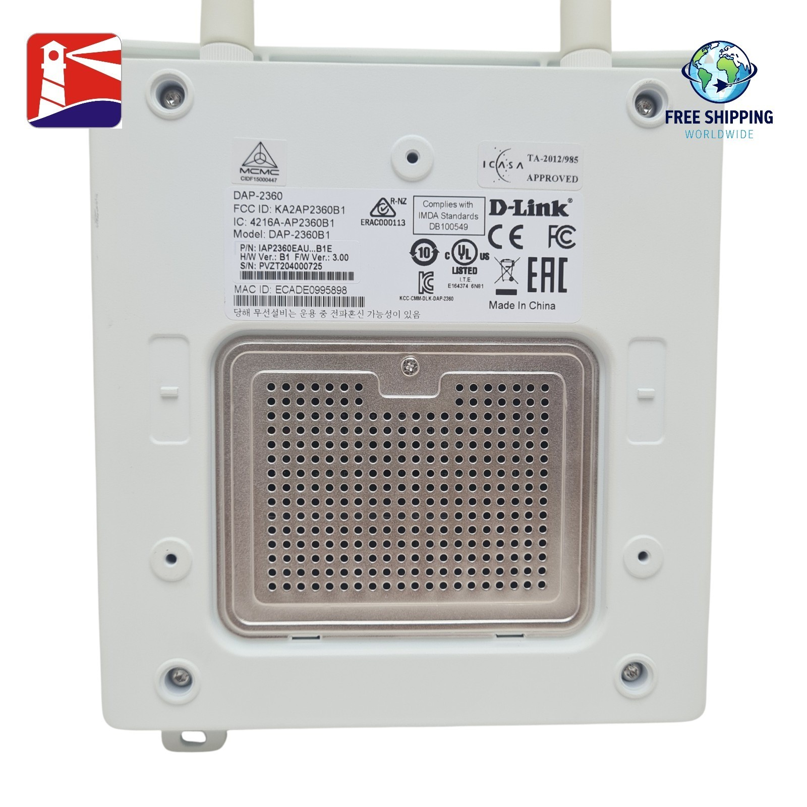 D-Link DAP-2360 Wireless N 2.4 GHz Access Point. PoE