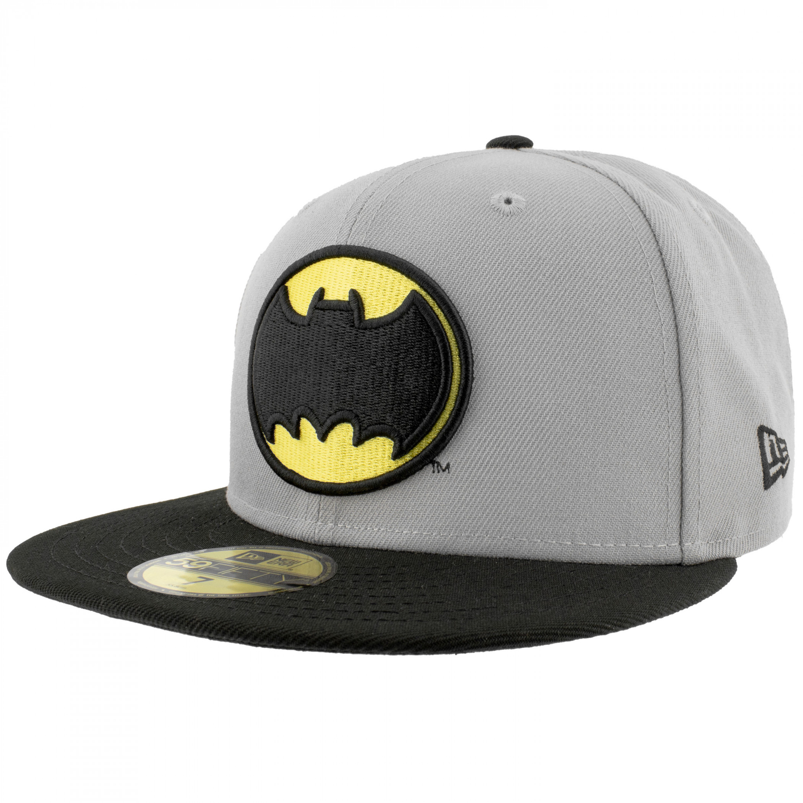 Batman Frank Miller 1986 Logo New Era 59Fifty Fitted Hat Grey