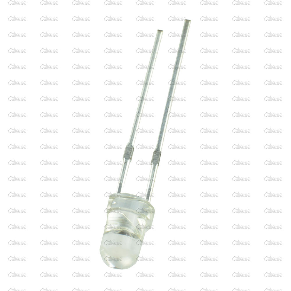 100PCS 3mm Blue 5000MCD Round Water Clear LED Light