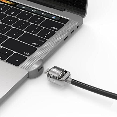 Maclocks MBPRLDGTB01KL Security Laptop Ledge Lock Adapter with Keyed Cable Lo...