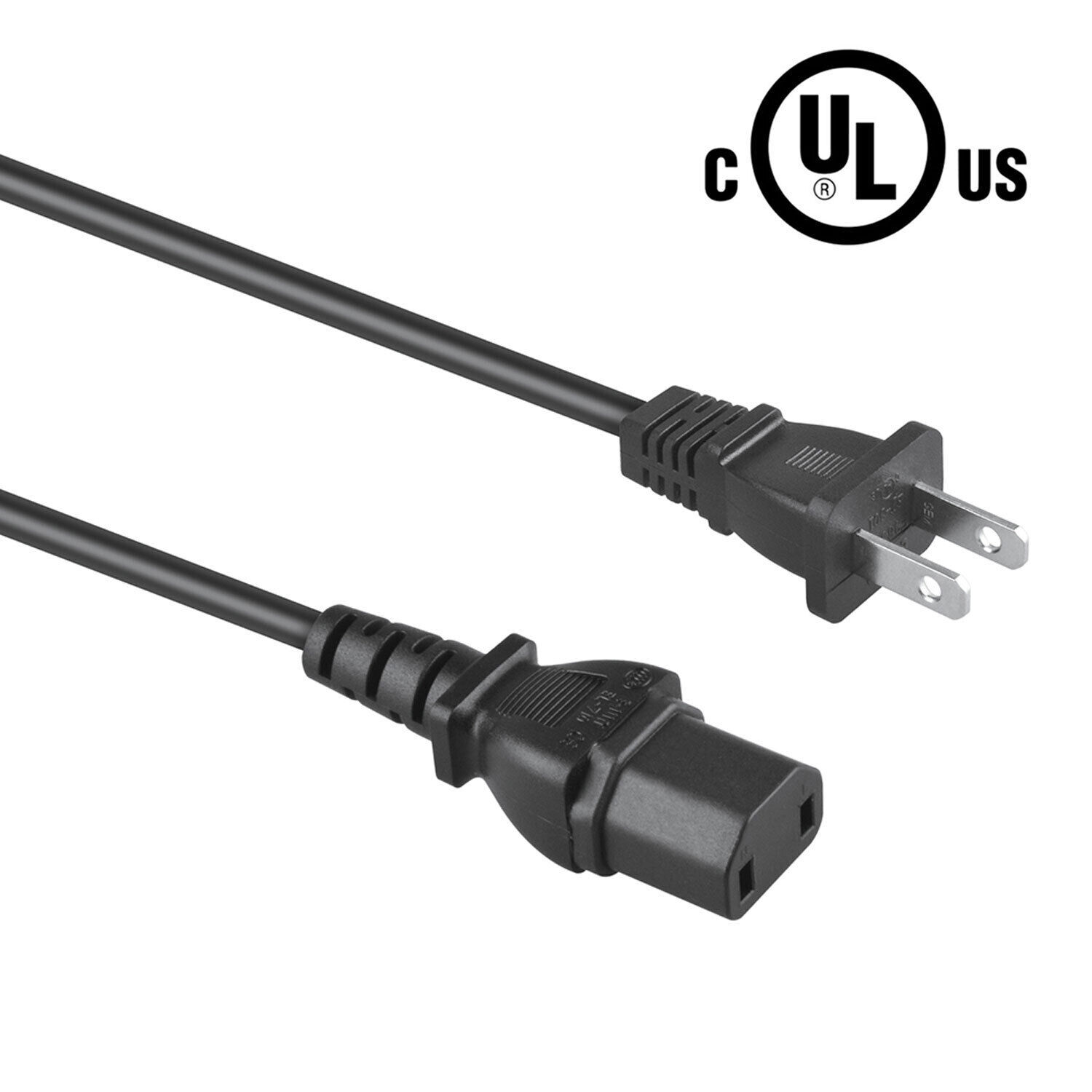 AC Power Cord For Boston Acoustics BA7800 Computer Speaker System