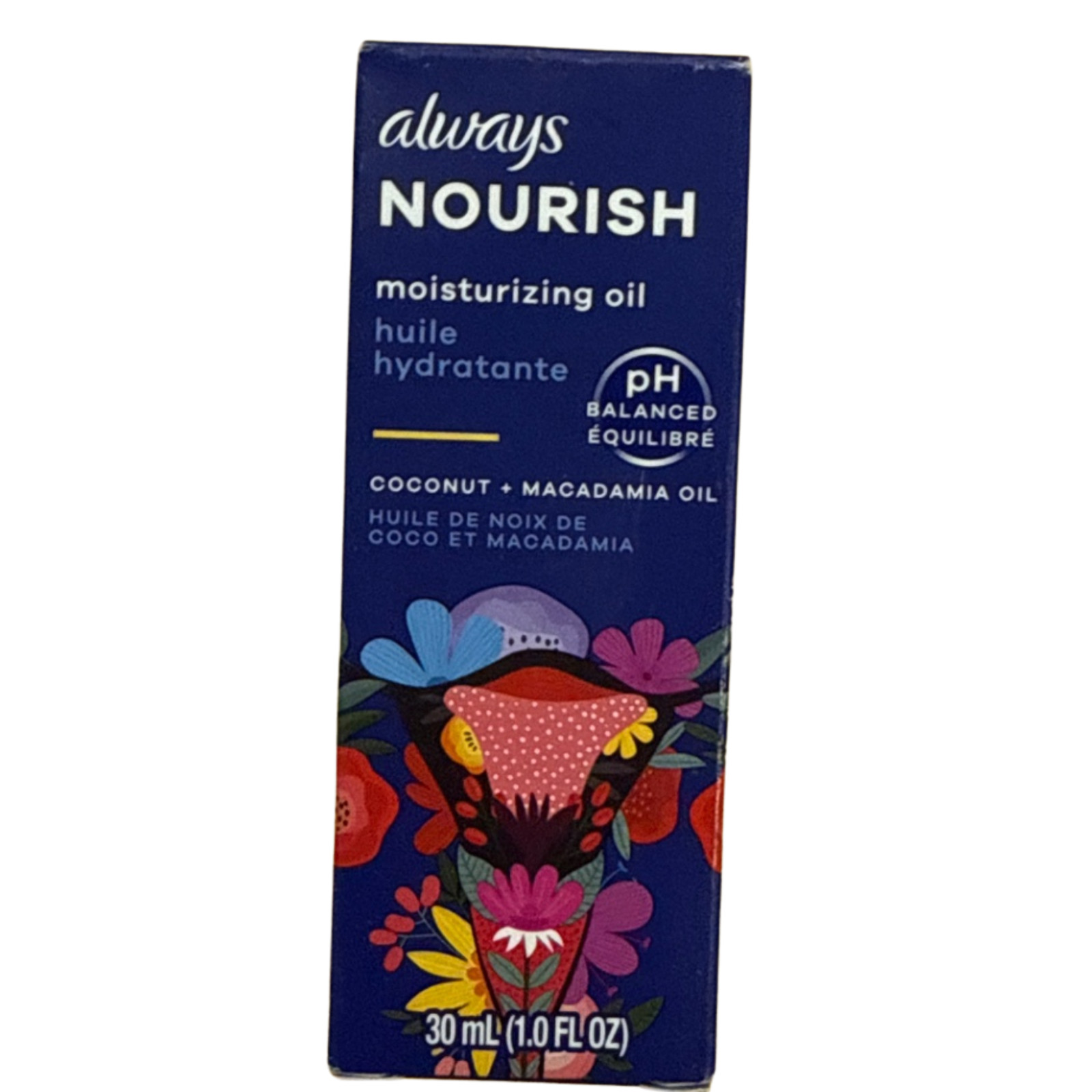 Always Nourish Moisturizing Oil Coconut Macadamia 1oz pH Balanced