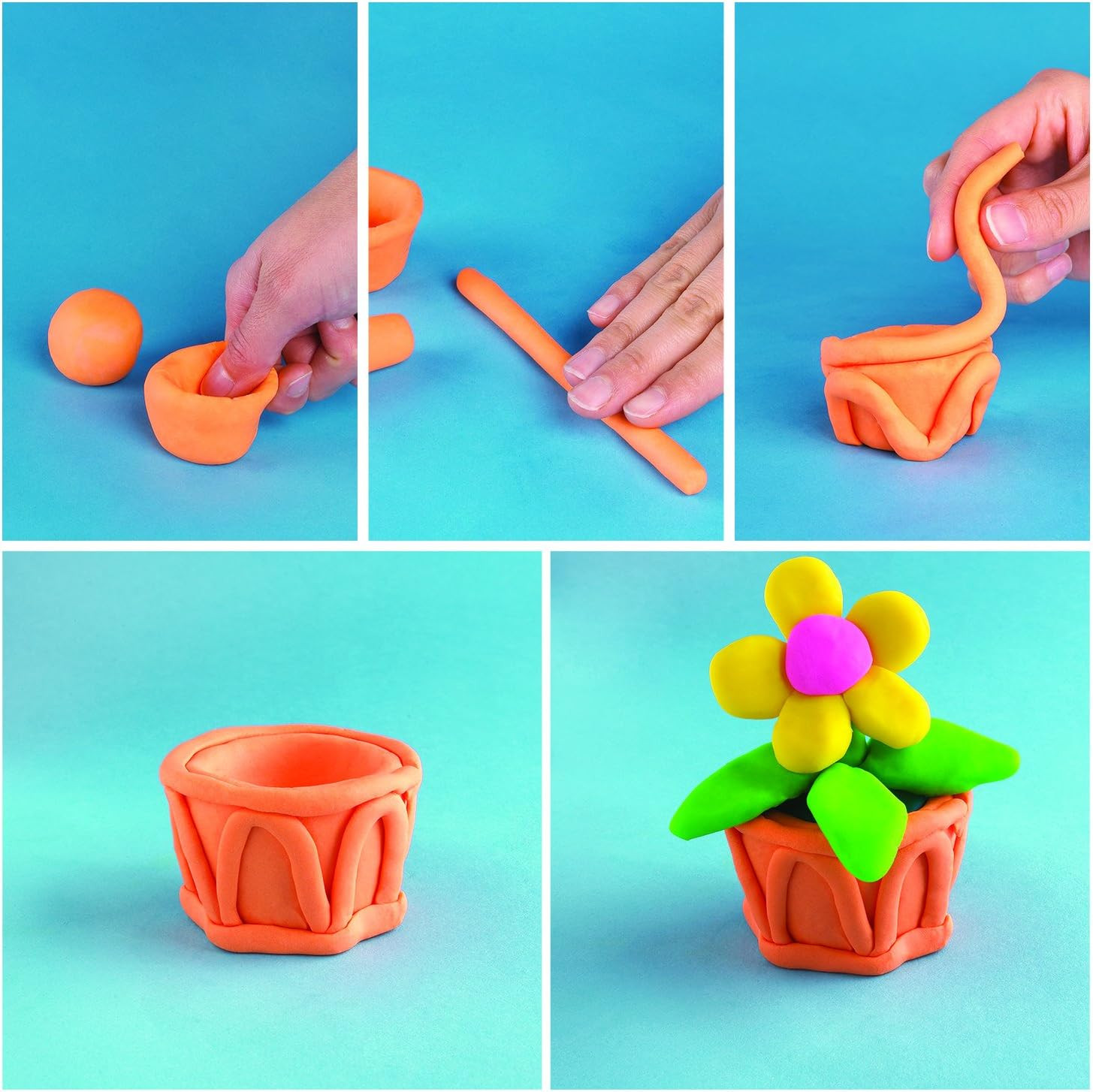 Play-Doh Assorted Colors 10-Pack, Non-Toxic Modeling Compound for Kids 2+