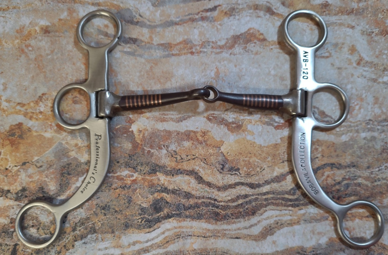 Bob Avila Collections Style AVB-120 Training Snaffle Bit Size 5"