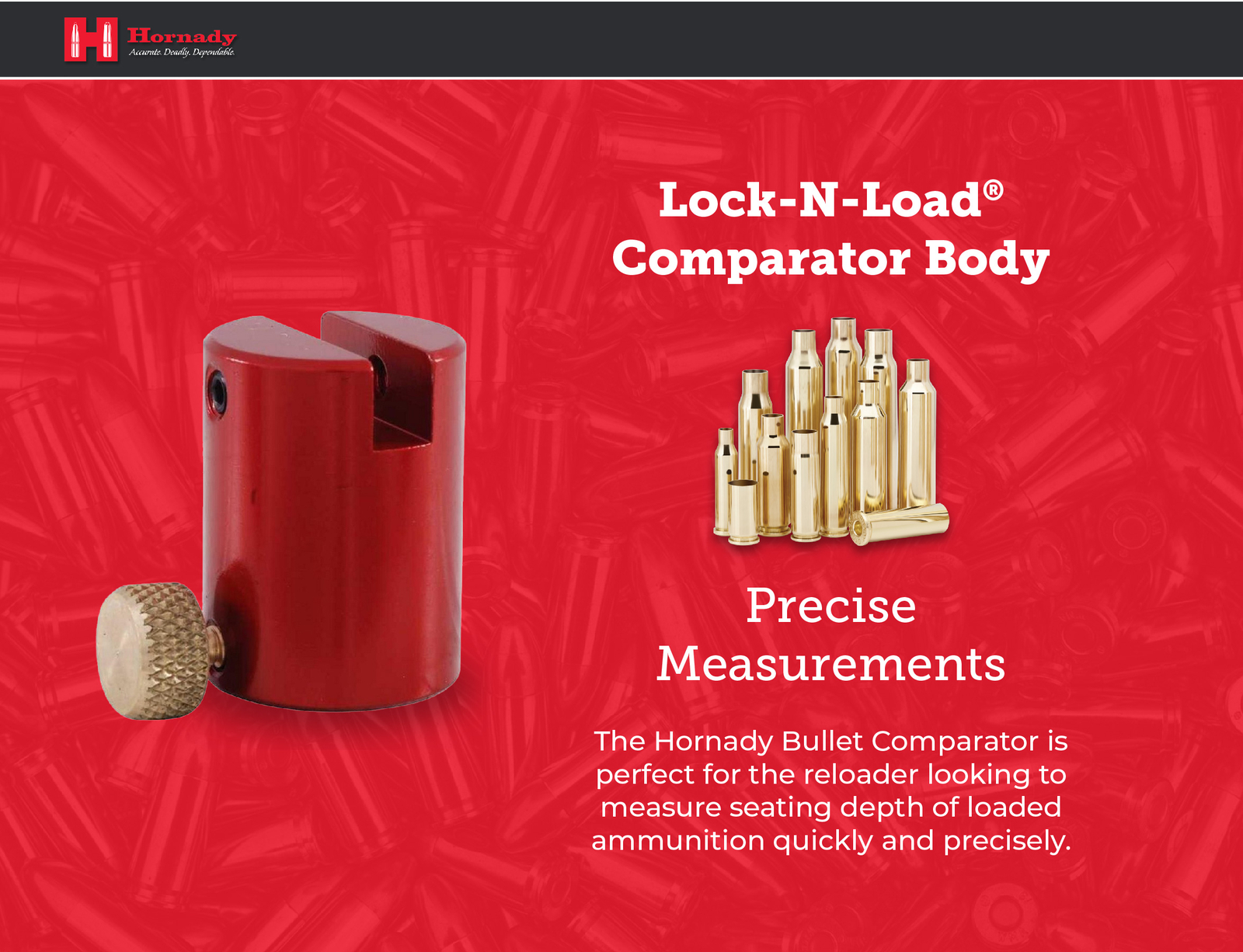 Hornady Lock-N-Load Bullet Comparator Body