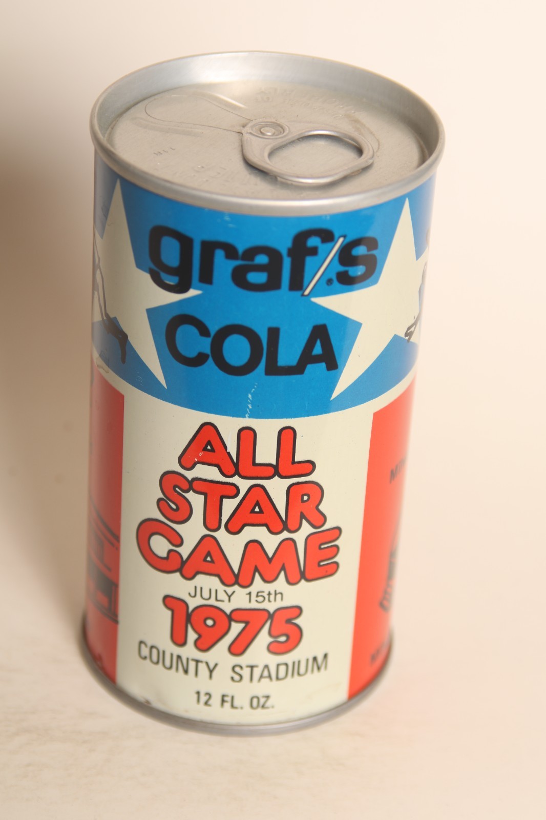 Graf's Cola soda can - 1975 All Star Game