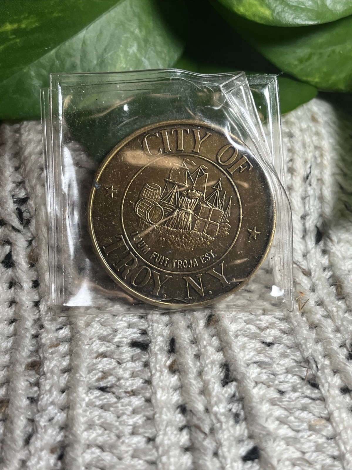 Vintage City of Troy N.Y. 200 Years Challenge Token