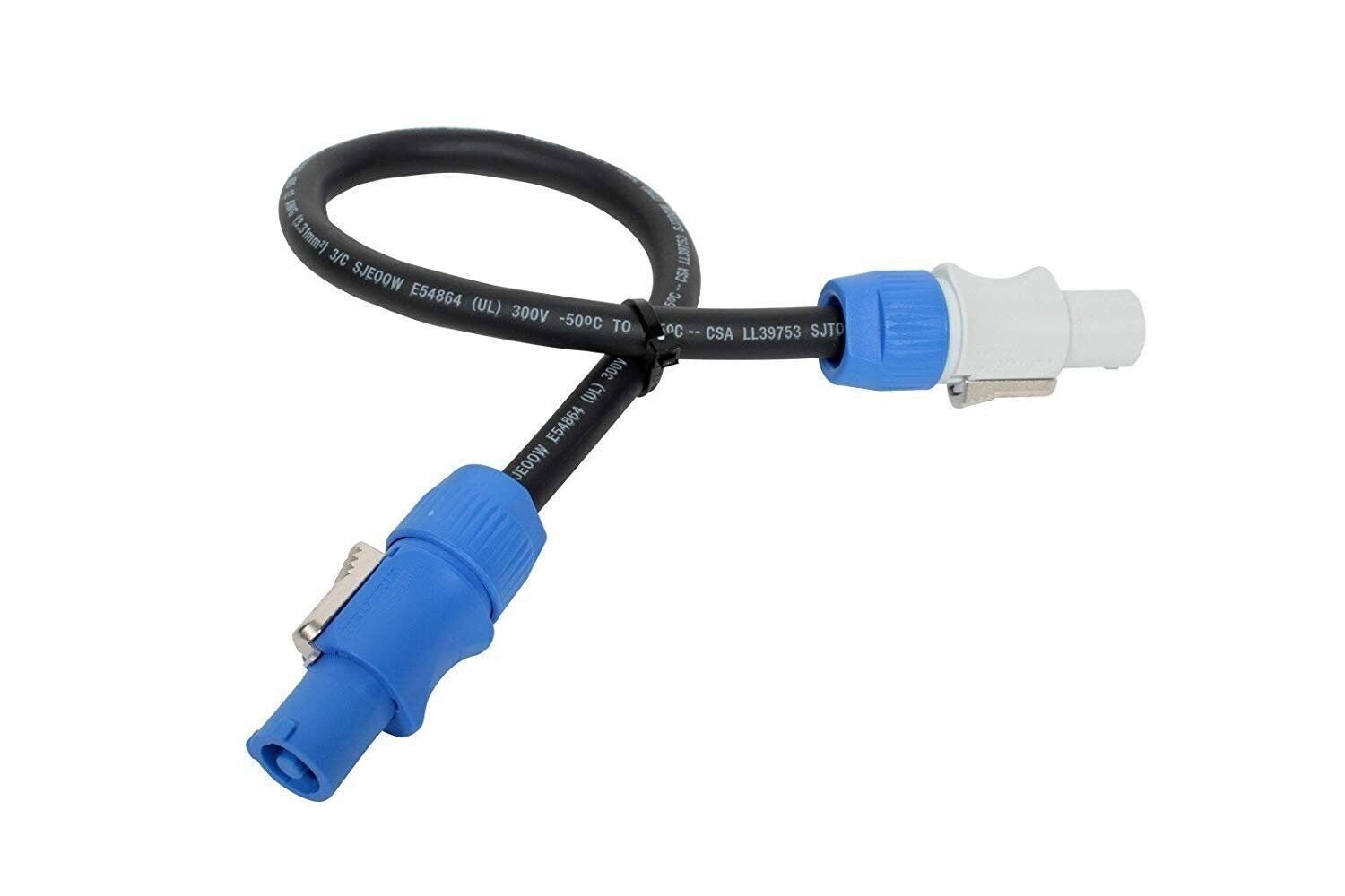 Elite Core PC12-AB-5 Neutrik PowerCon Power Extension Cable 5'