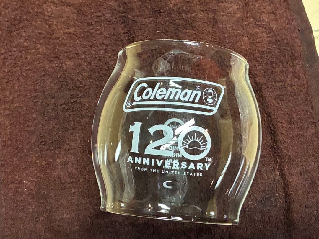 COLEMAN 120th Anniversary Lantern Globe Glass