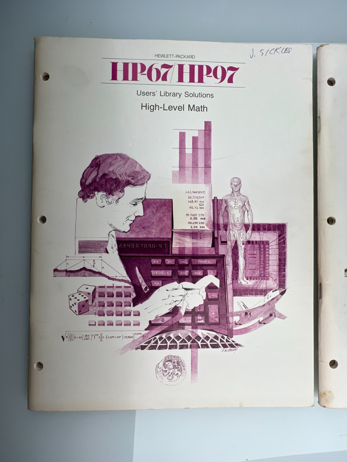 Hewlett-Packard HP-67 HP-97 Library Solutions Math Physics Manuals Lot 67 97
