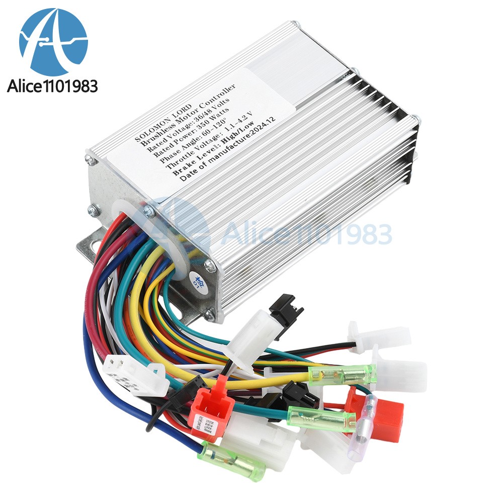 36V/48V 350W Brushless Motor Speed Controller Electric Bike DC Motor Regulator