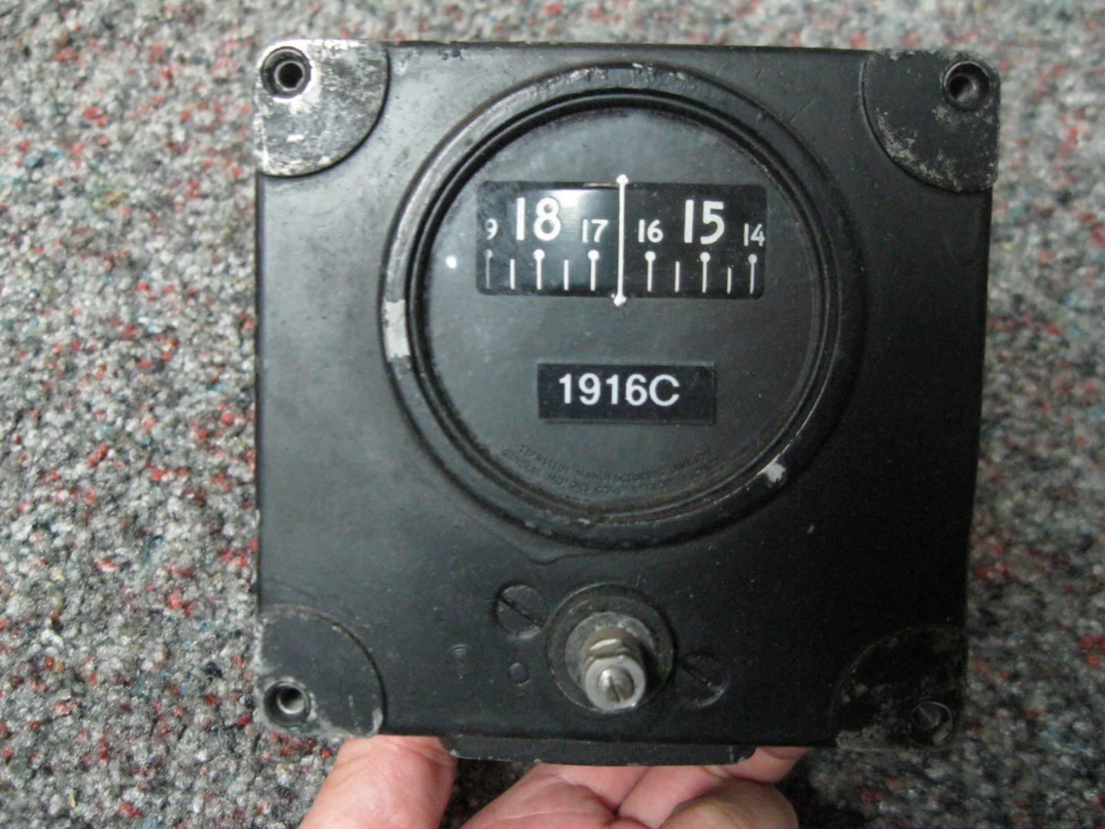 Sperry Directional Gyro MK 1B P/N 650664 Stores # 6A/1666 made in 1944
