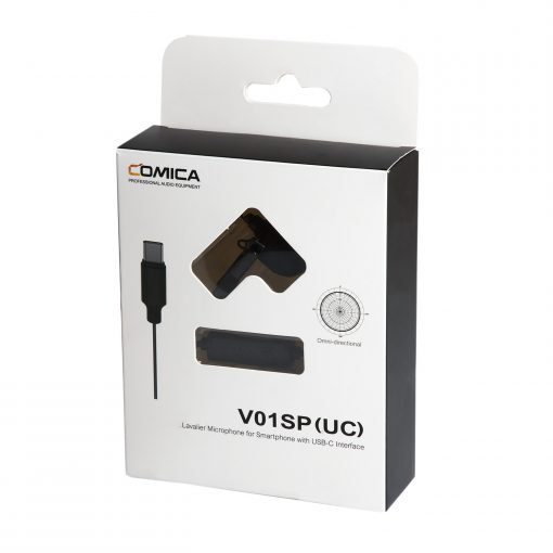 Omnidirectional Lavalier Microphone for USB-C Smartphones (8.2 ft.) - (CoMica)