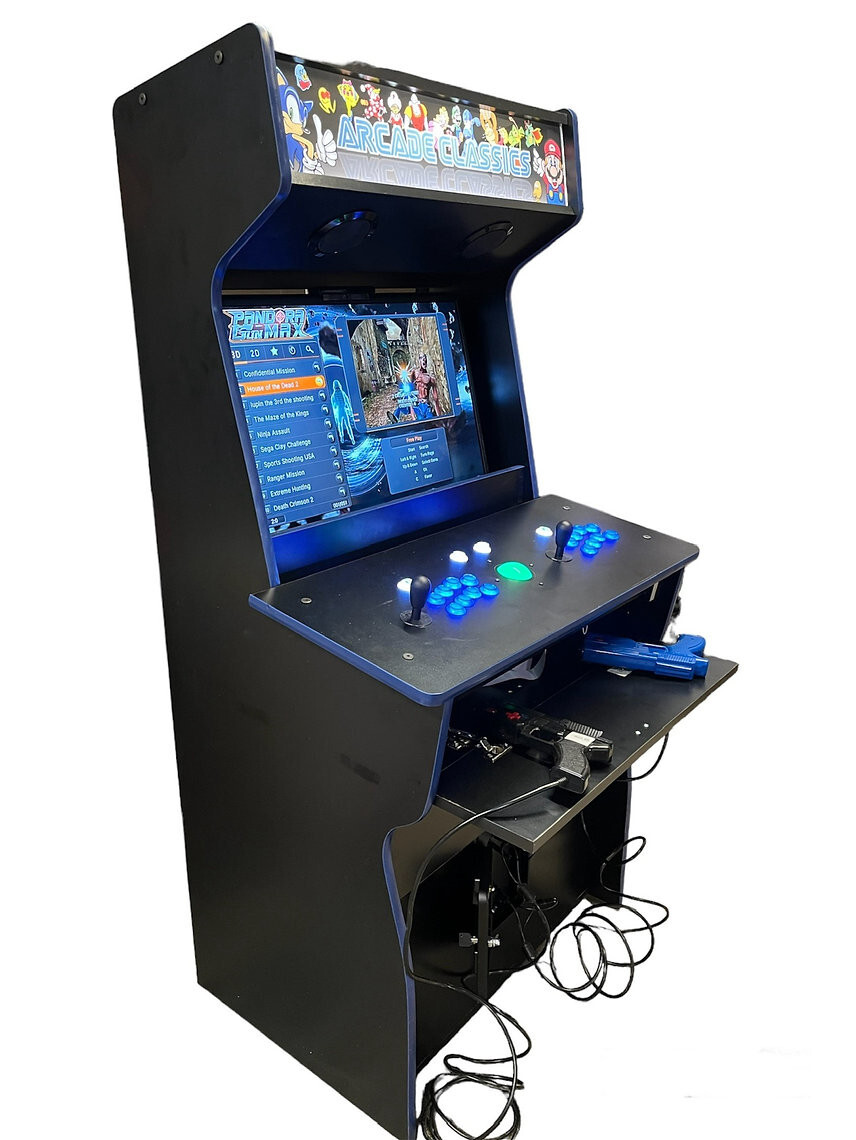 Ultimate Two Player Upright Arcade With Trackball and Dual Light Guns - 32