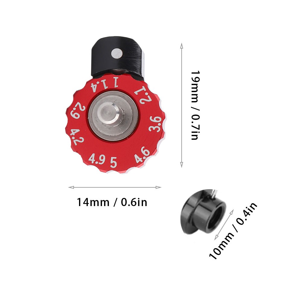 1-5mm Variable Direct Drive Alloy Tattoo Machine Wheel Motor Eccent