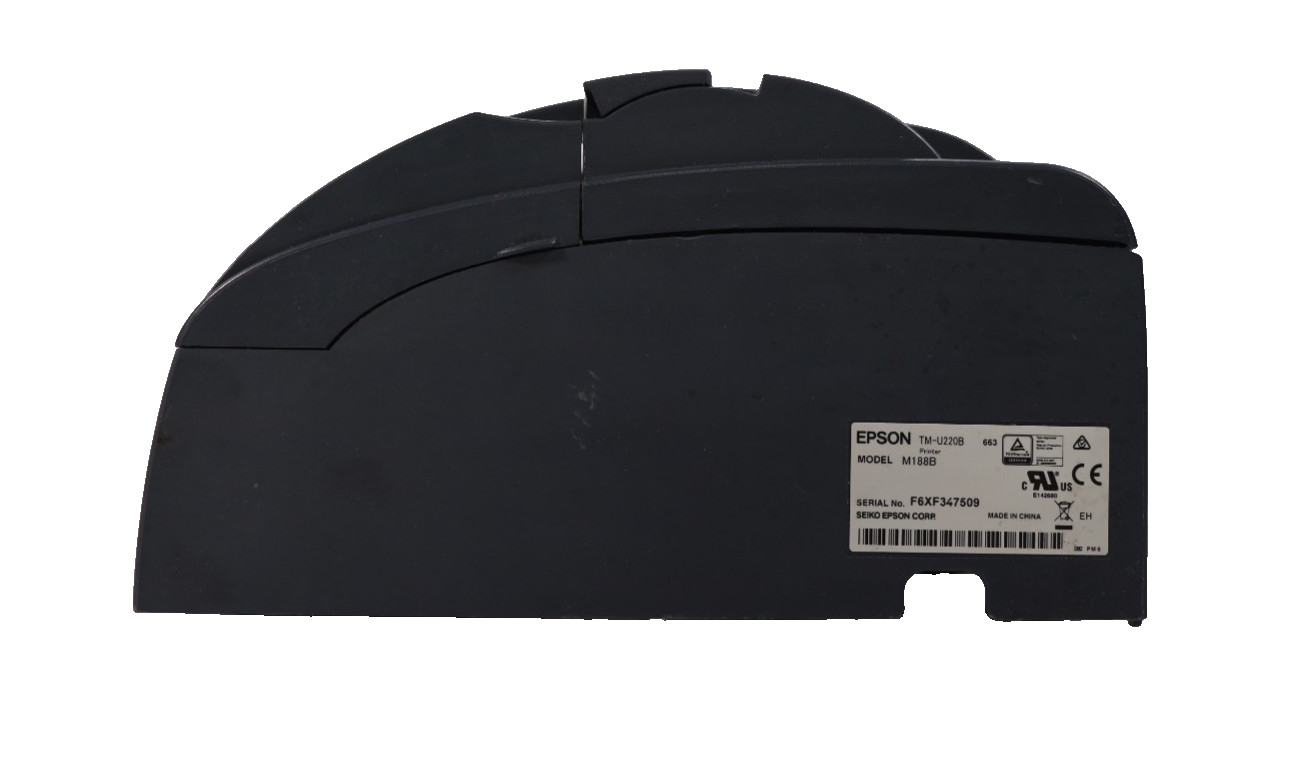 Epson TM-U220B M188B Receipt Printer USB Ethernet No Power Adapter