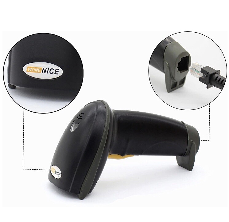 WoneNice WN3300 USB Barcode Scanner Reader