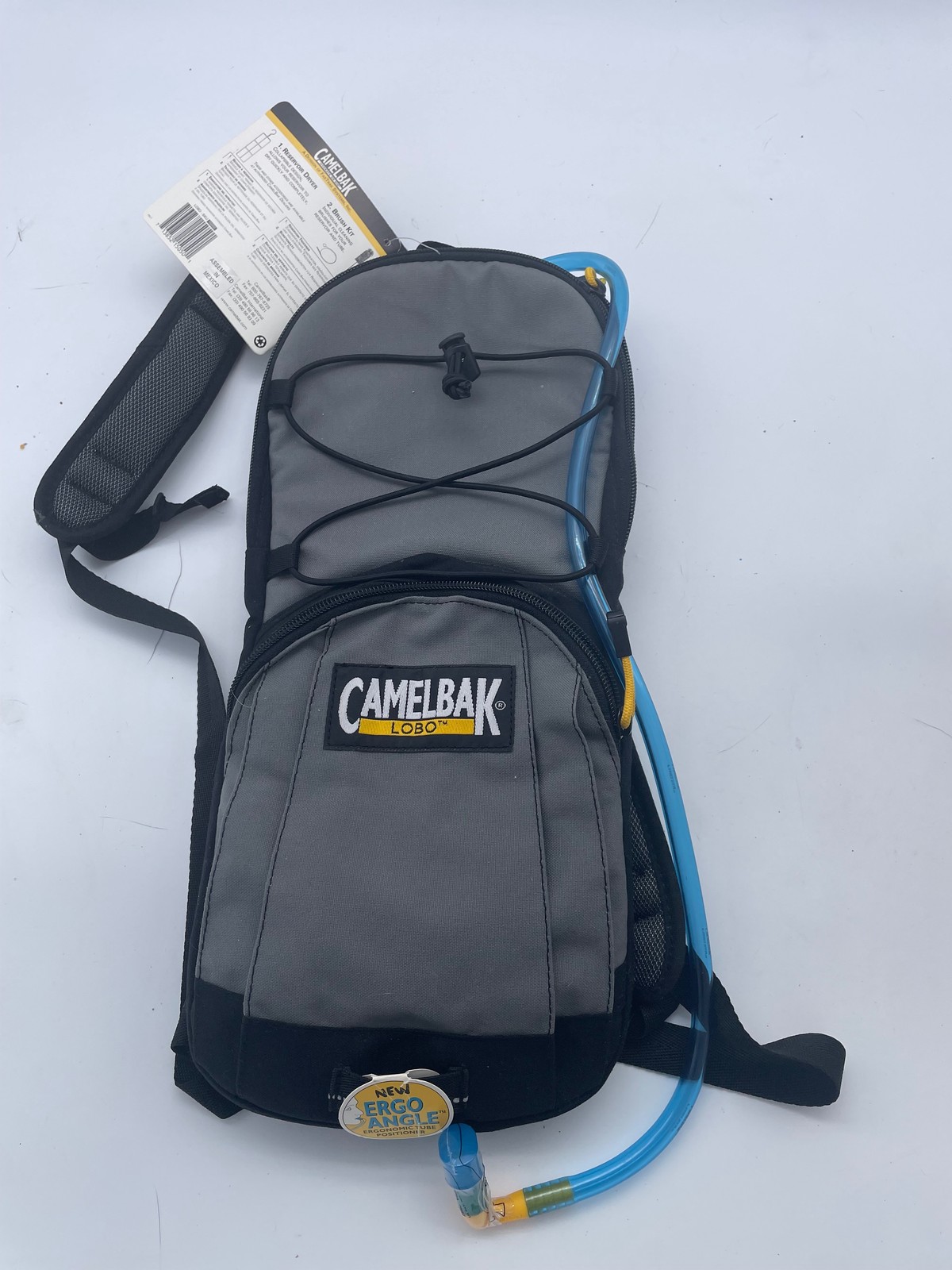 CamelBak Lobo Hydration Backpack Gray Black 70oz Men Hiking Cycling NWT
