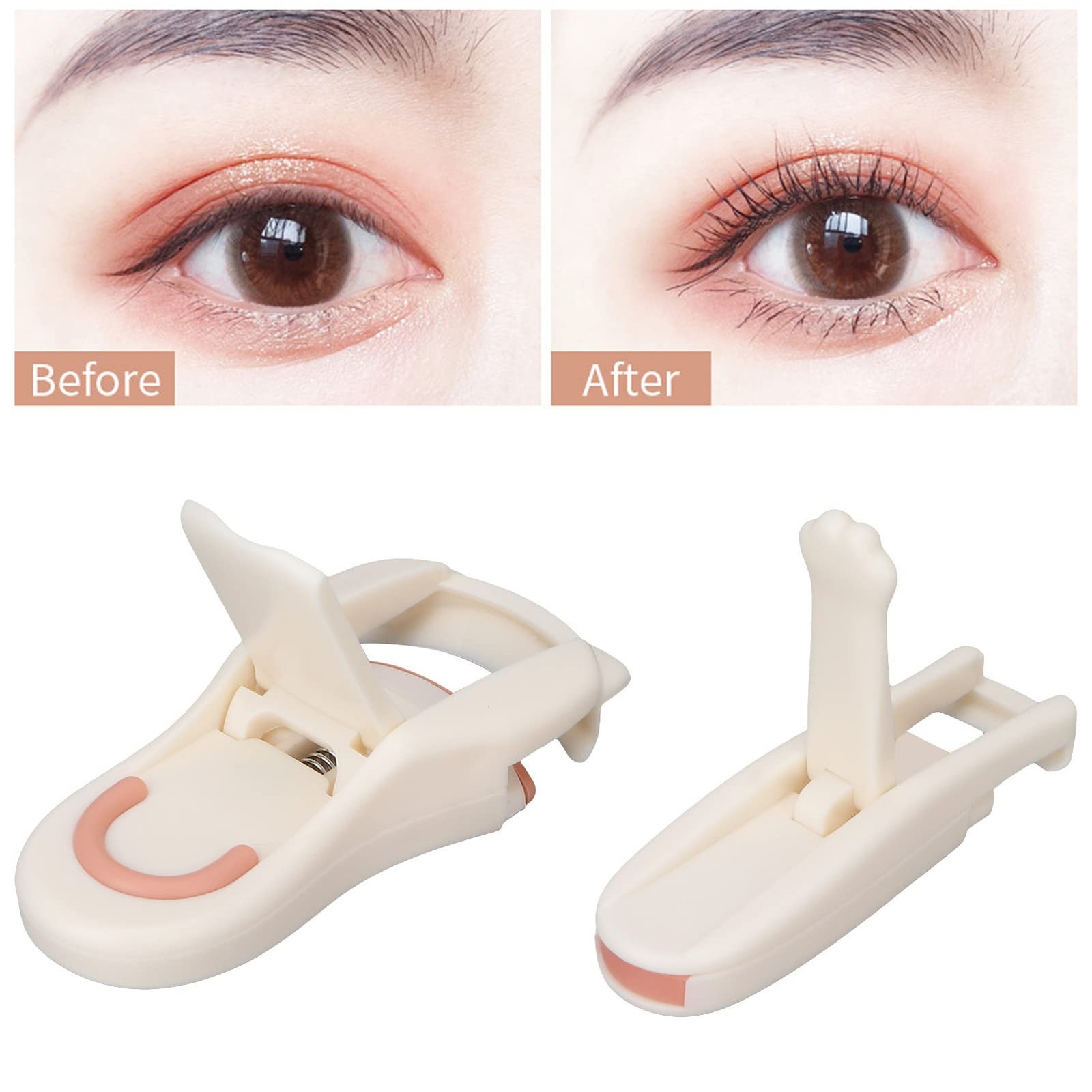 2 Pieces Cat Eyelash Curler, Eyelash Curler, Professional Makeup Tool, Create...