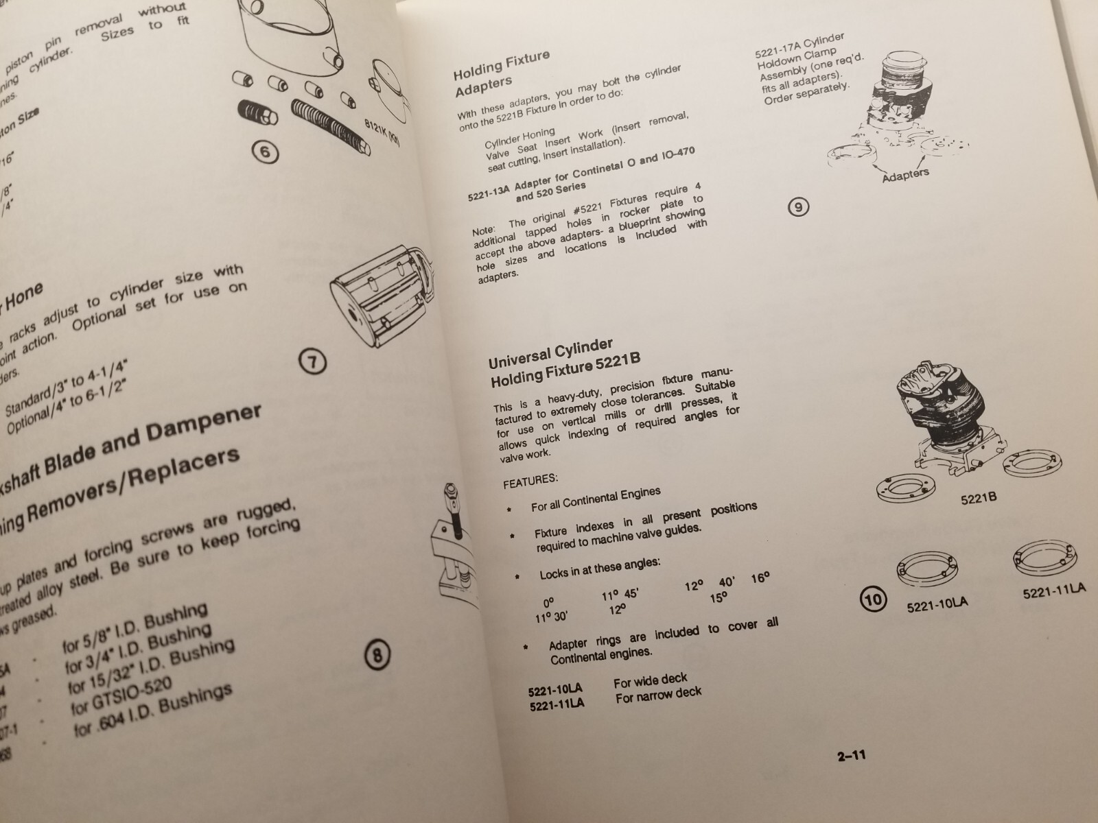 90s Continental Aircraft Engine Operator Installation Maintenance Manuals 10-550