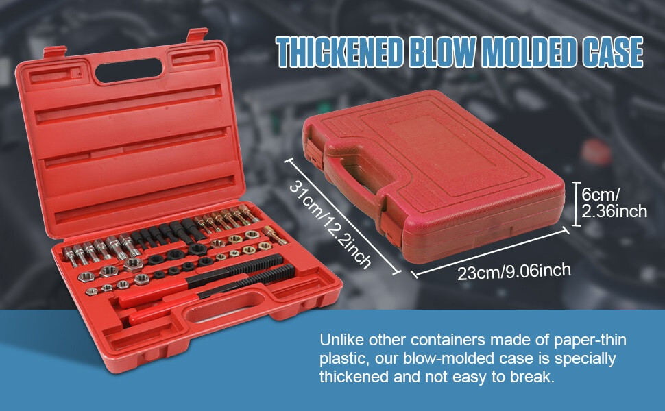 Thread Chaser Set Thread Repair Clean Restorer Kit UNF UNC Rethreading Tap & Die