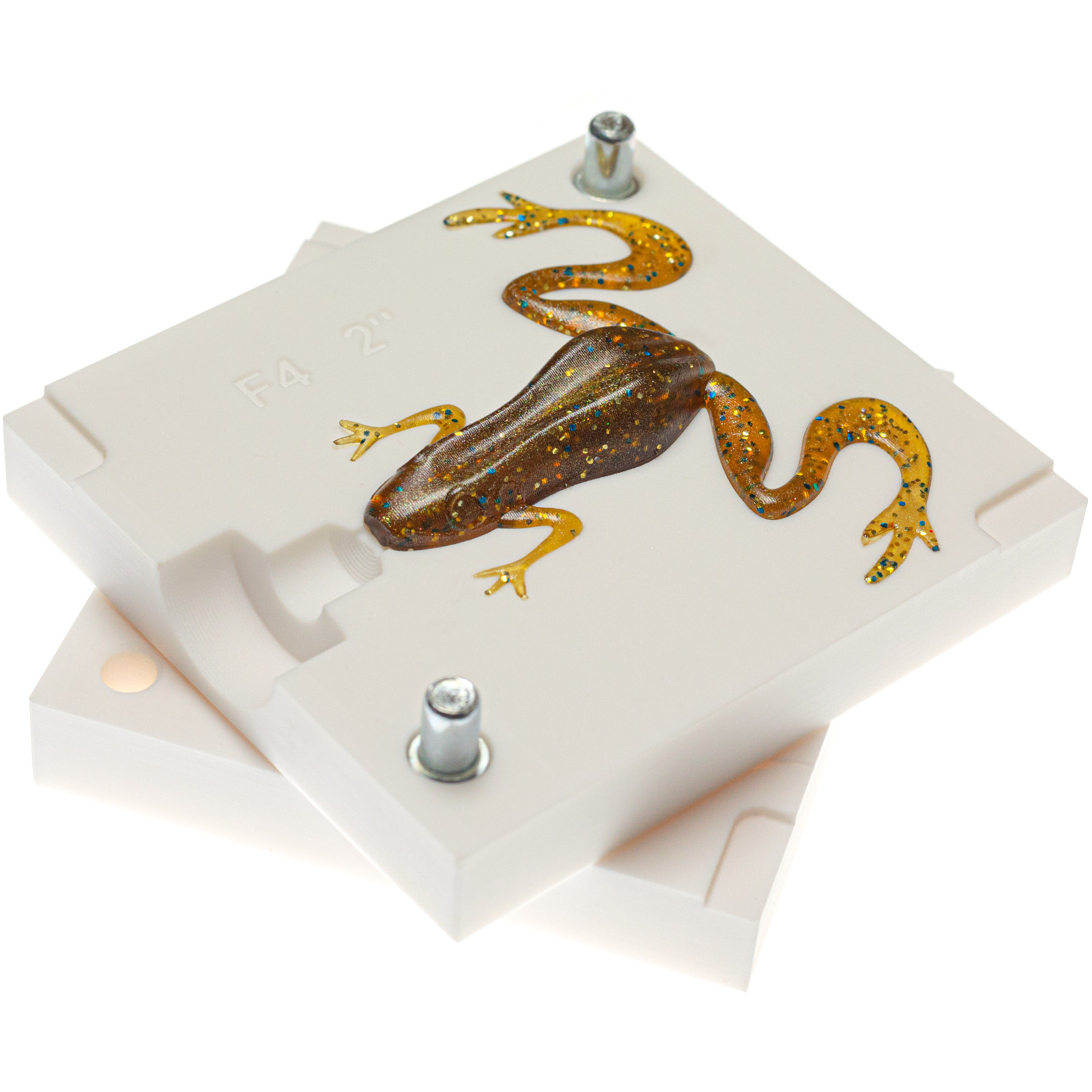 Kicker Frog Bait Mold DIY Frog Toad Lure 2"