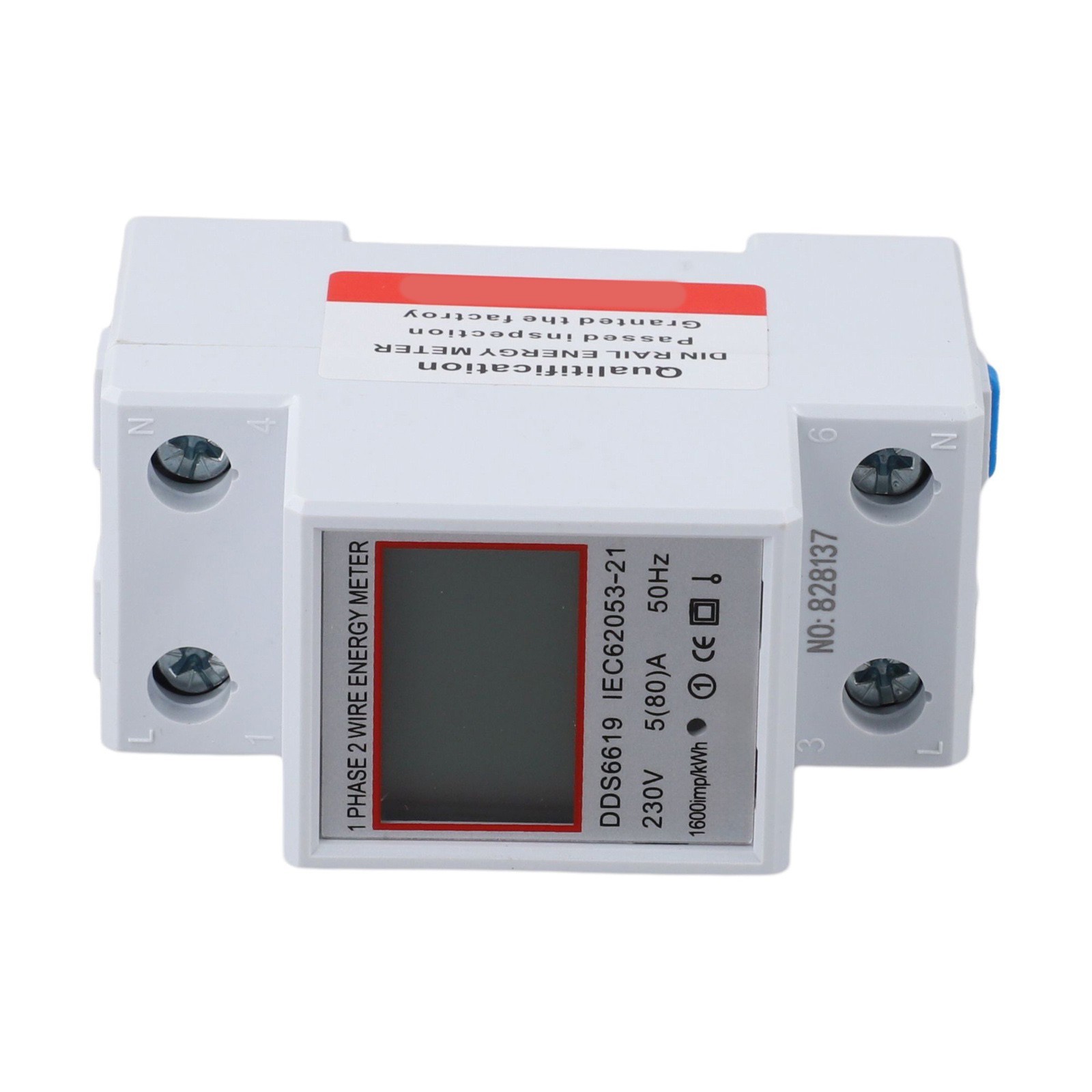 Digital Power Meter Energy Meter Installation Convenience KWh Consumption