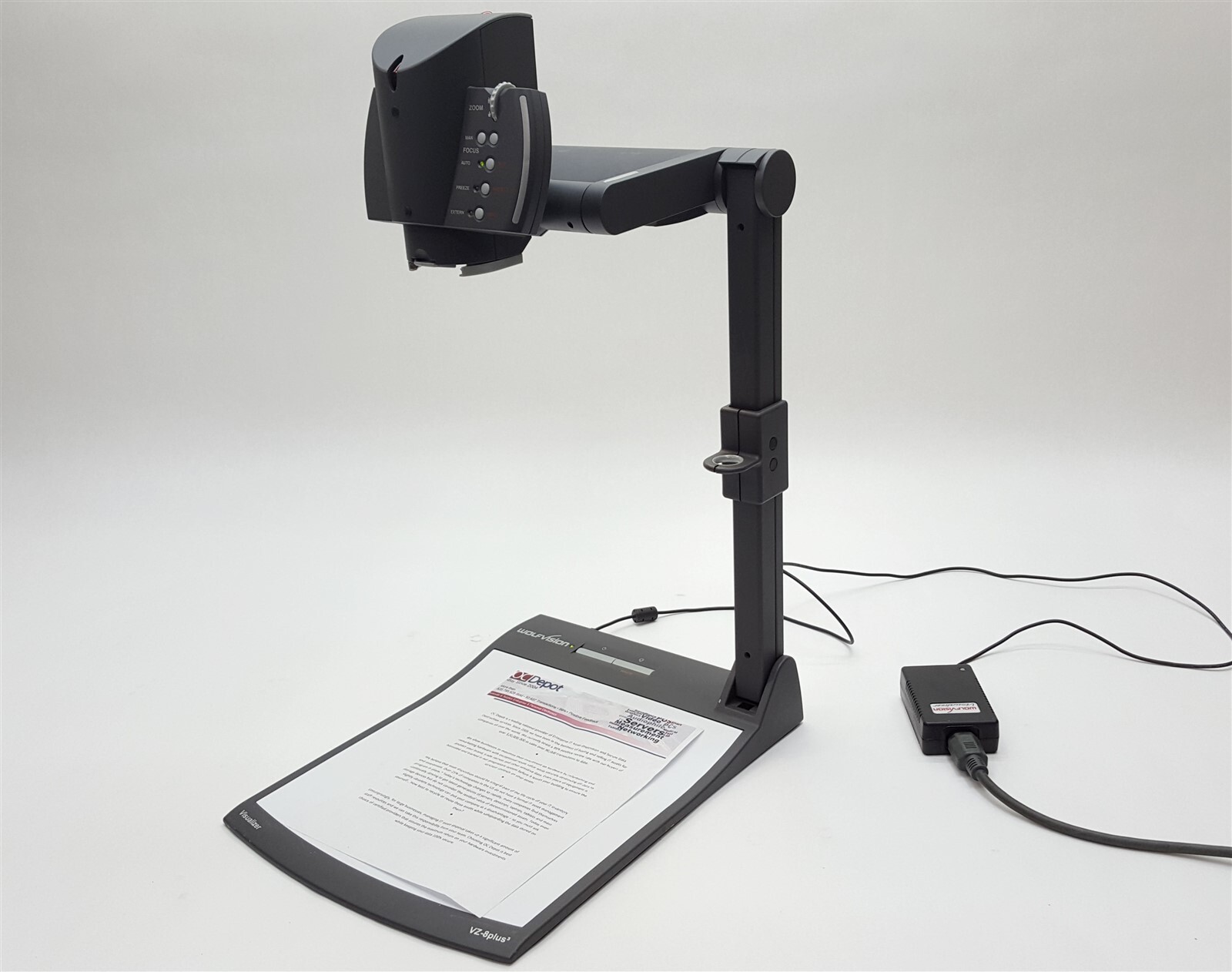 WolfVision VZ-8 Plus3 Document Visualizer Camera Presenter DVI VGA+AC Adapter
