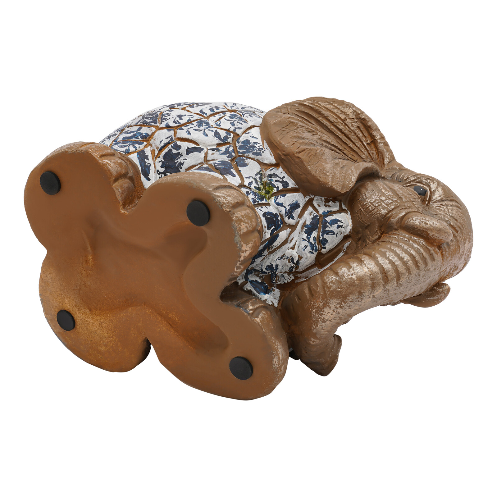 2 PCS Modern Decorative Garden Stool Elephant Garden Stool Brown NEW