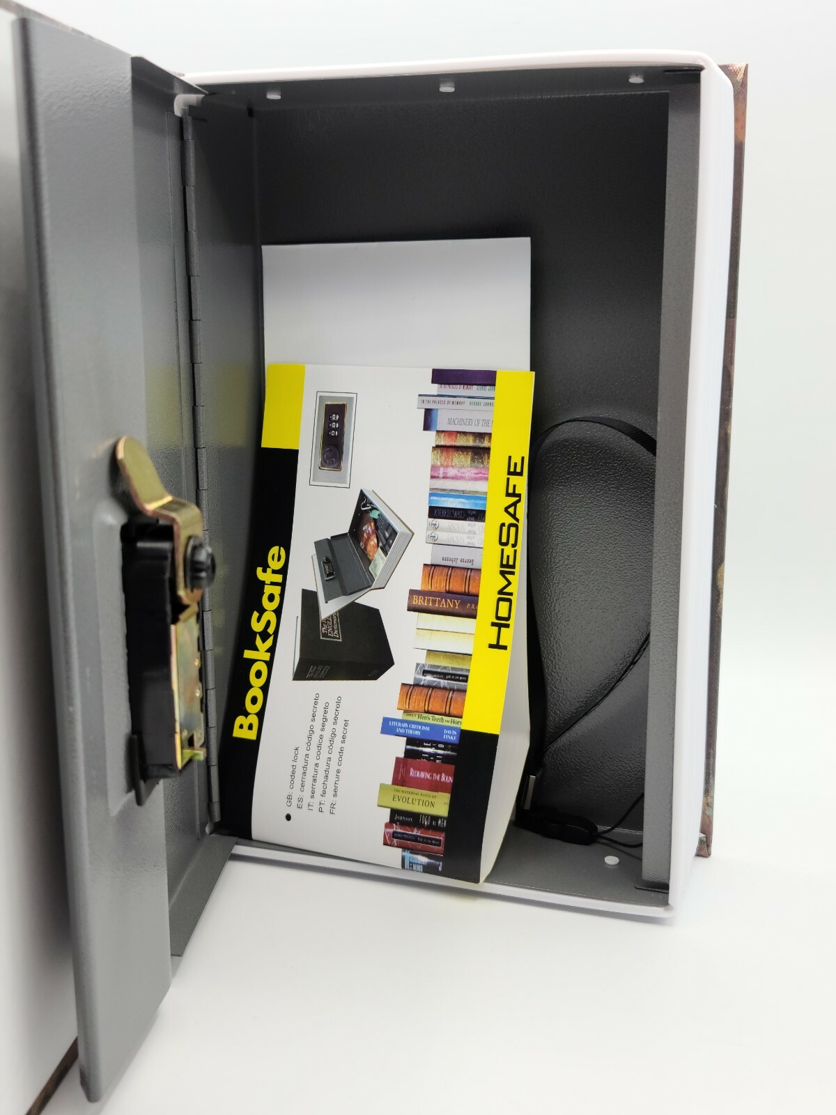 Hidden Safe, Diversion Book Safe Box with Combination Lock for Home Office