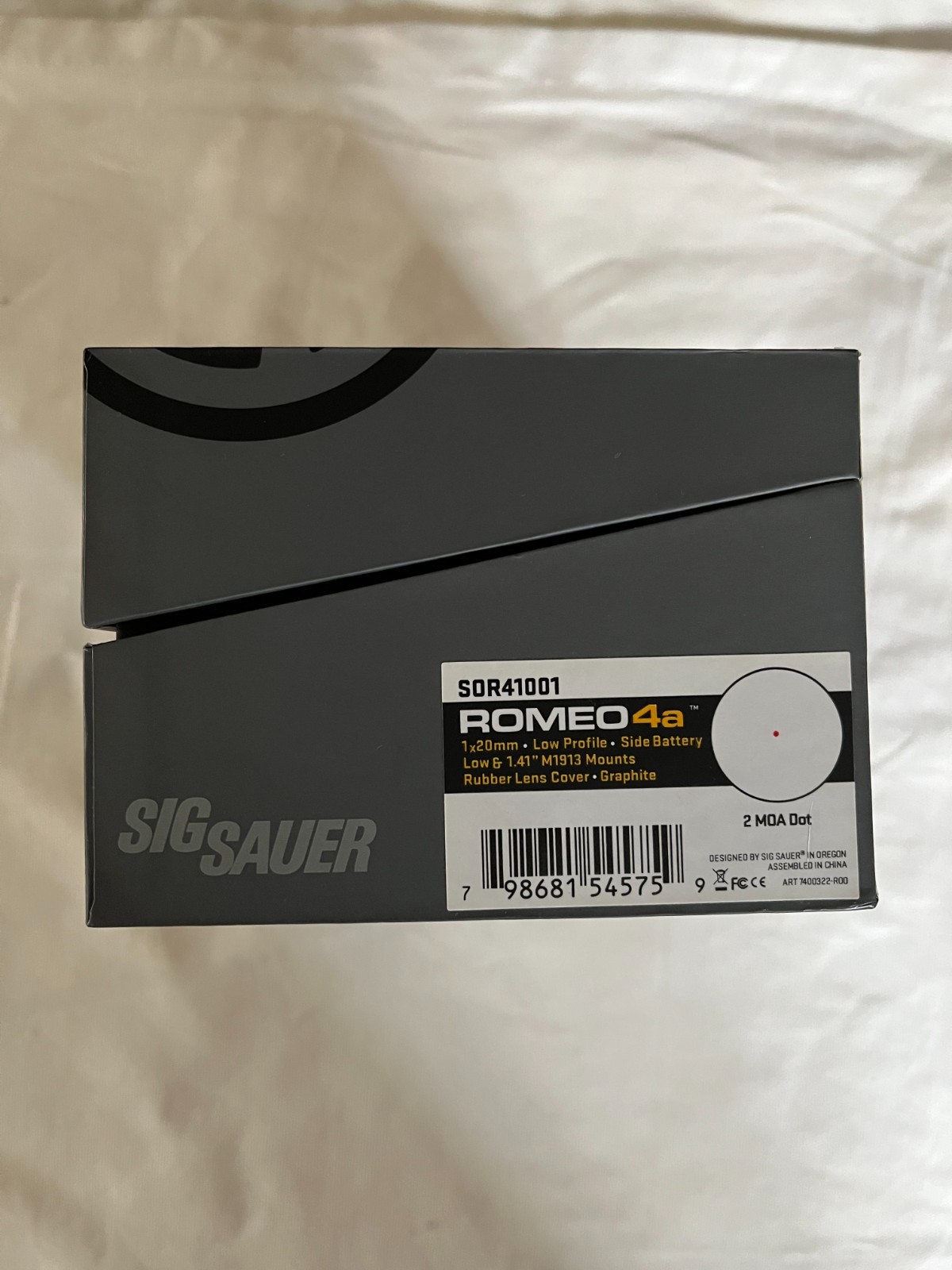 SIG SAUER Romeo4 Compact Red-Dot Sight (SOR41001)