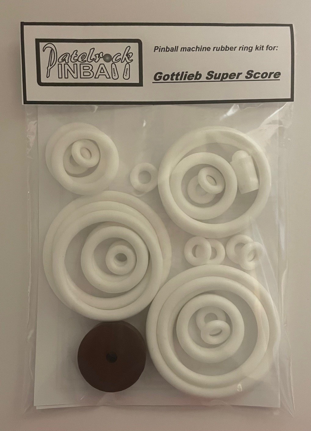 1967 Gottlieb Super Score Pinball Machine Rubber Ring Kit