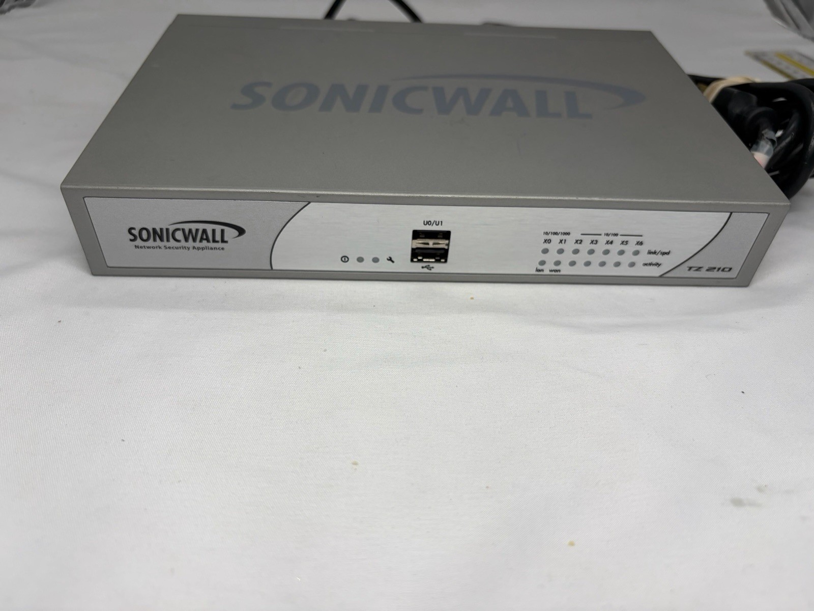 SonicWall TZ 210 Firewall Network Security Appliance APL20-063 w/Adapter