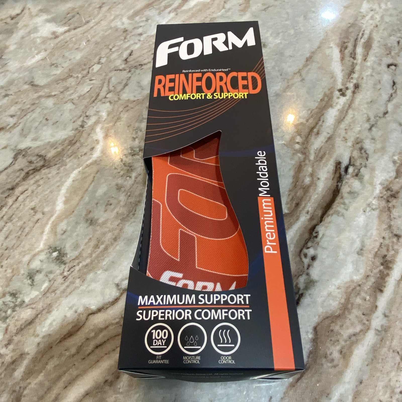 FORM Reinforced Maximum Support Insole Insert Orthotic  M  Mens 12 - 12.5