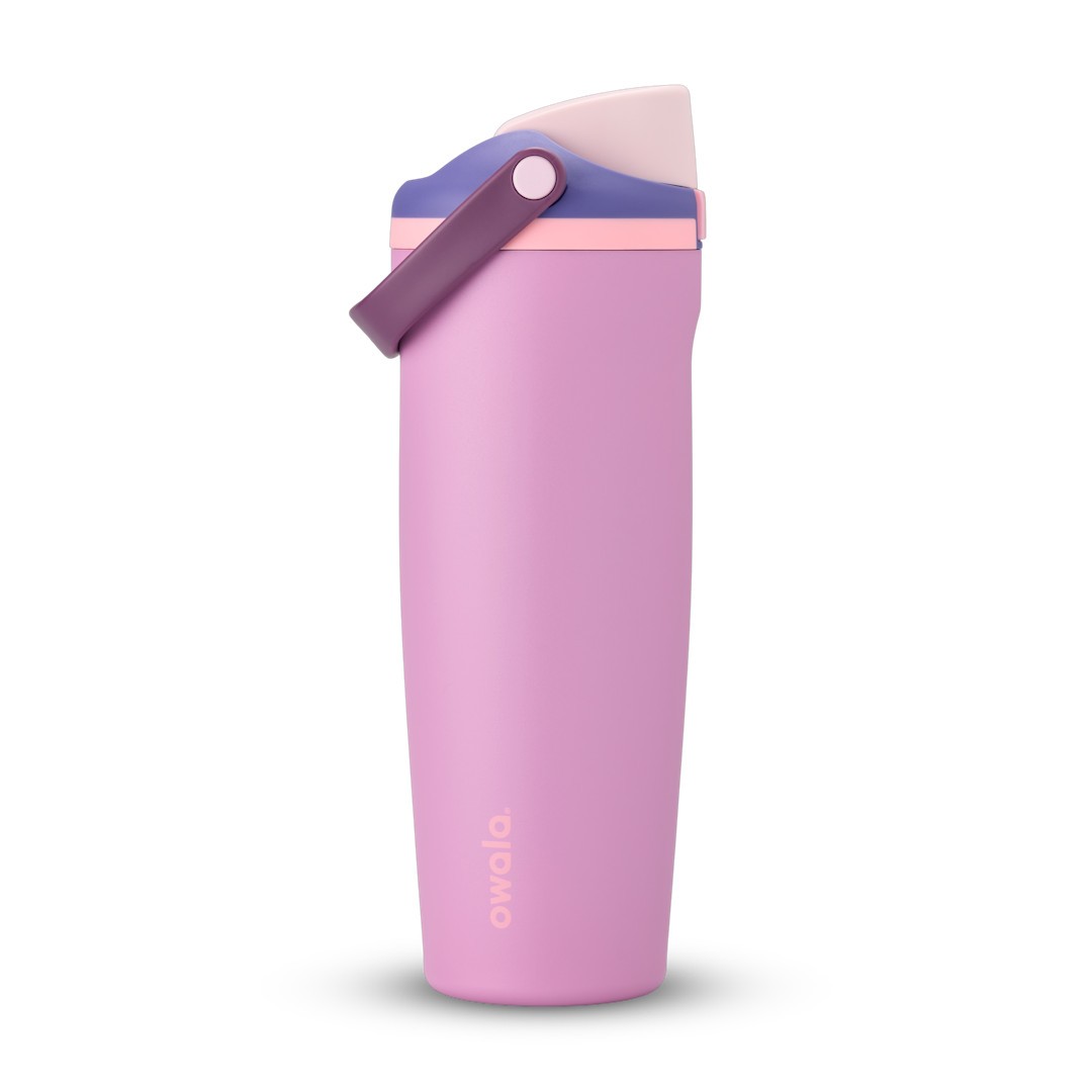 Owala FreeSip SWAY Stainless Steel Insulated Water Bottle, 30oz, Pretty Purple