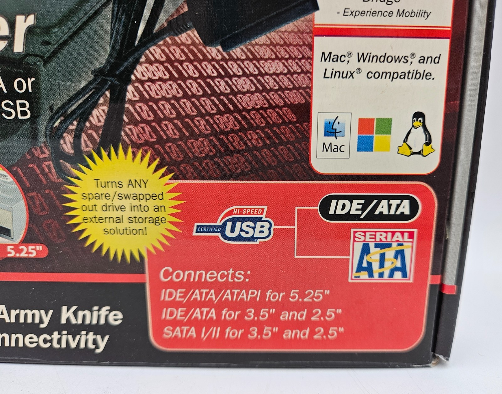Newer Technology USB 2.0 Universal Drive Adapter IDE ATA SATA