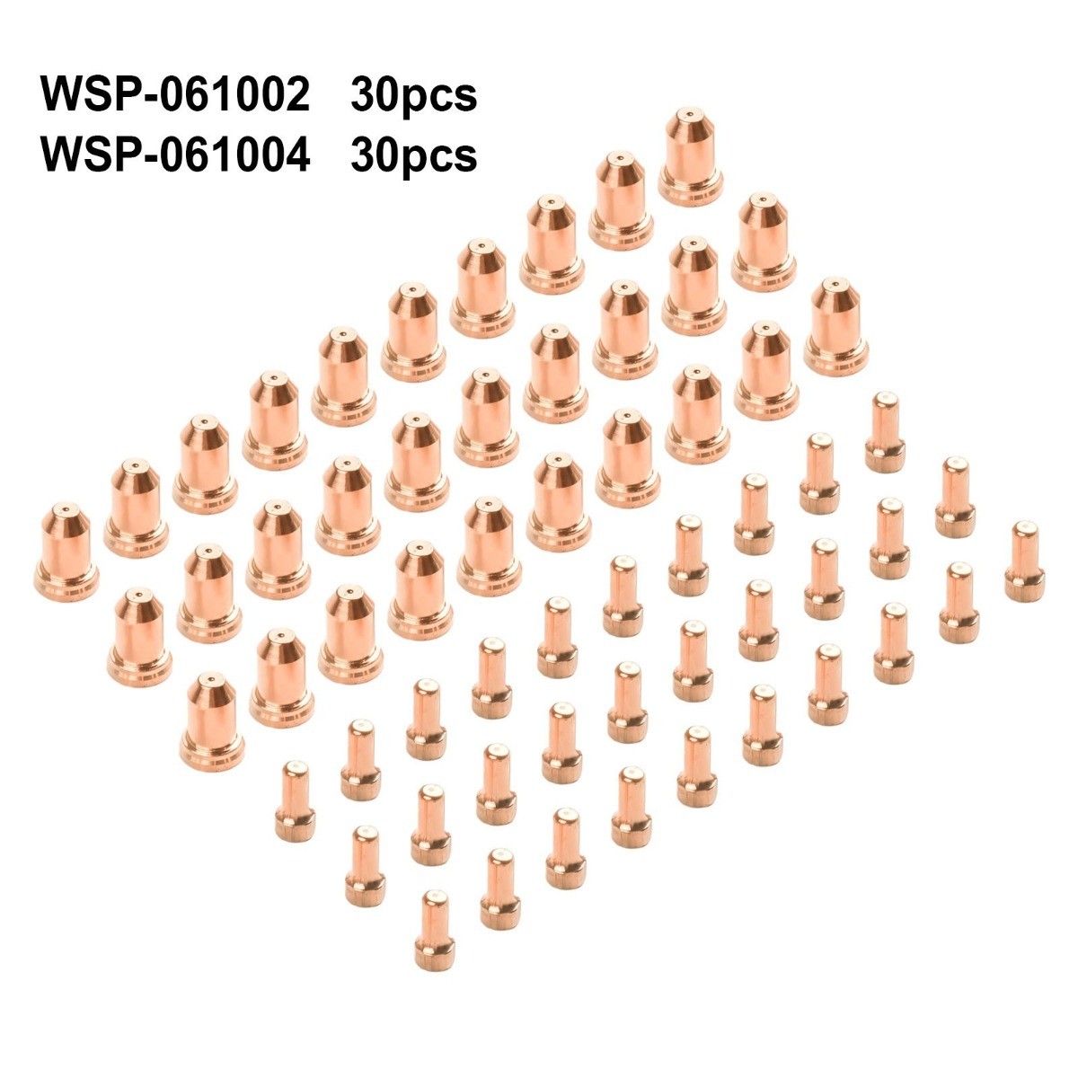 60X PT-80,IPT-80 Plasma Cutter Torch Electrode 1.2mm Tips 52558 51311.12 Gadgets