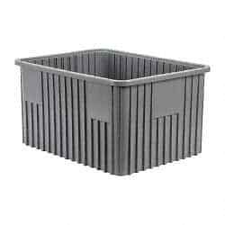 Quantum Storage DG93120 Gray Dividable Grid Container: 22-1/2" x 17-1/2" x 12"